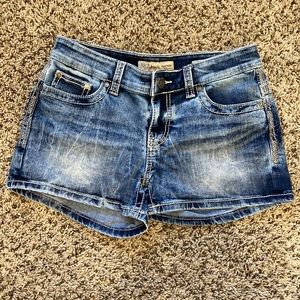 BKE denim jean shorts